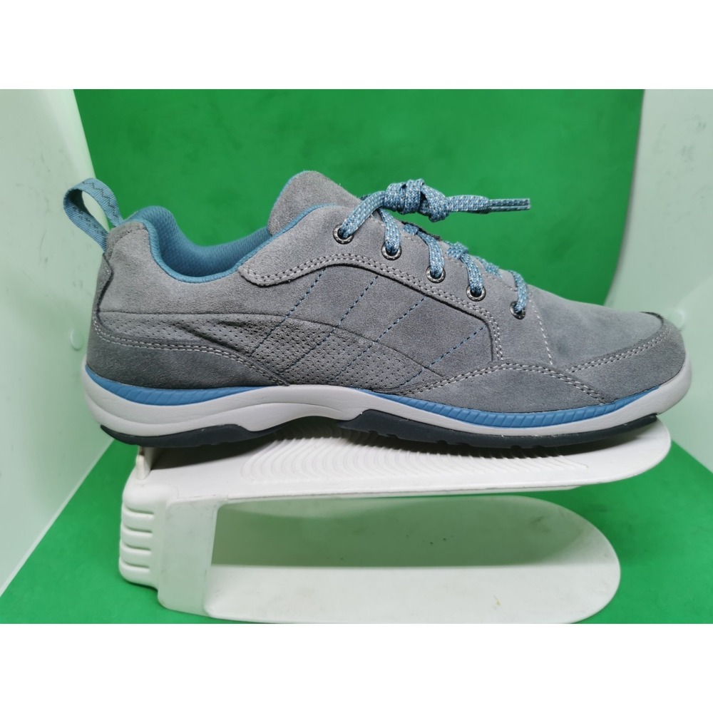 L.L. Bean Sport Gray Suede Lace Up Hiking Shoes Sneakers Women's Siz 10M 501754 - Picture 6 of 16